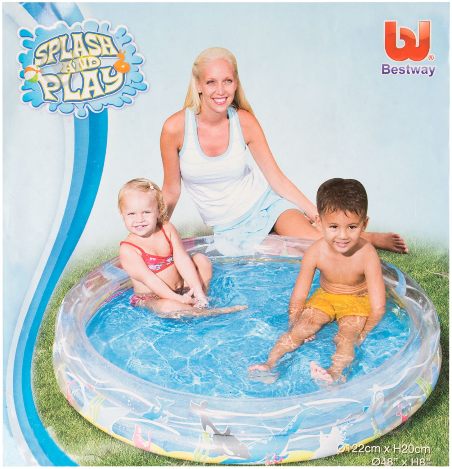 Бассейн надувной Bestway 51006B - фото 1 Бассейн надувной Bestway 51006B - фото 1