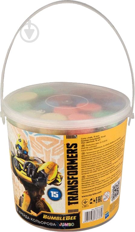 Мел цветной Transformers BumbleBee Movie TF19-074 KITE - фото 1