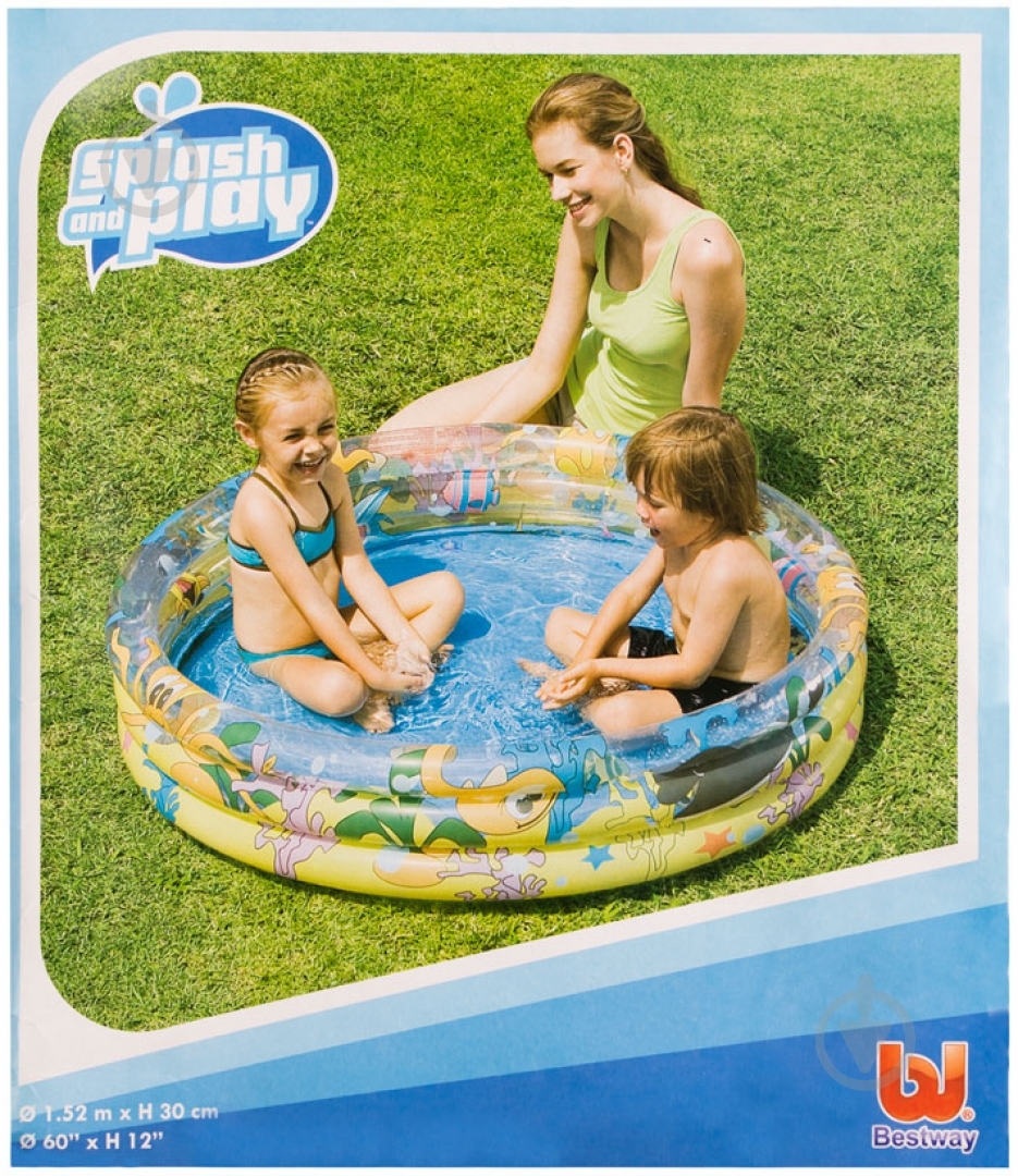 Бассейн надувной Bestway 51082B - фото 1 Бассейн надувной Bestway 51082B - фото 1