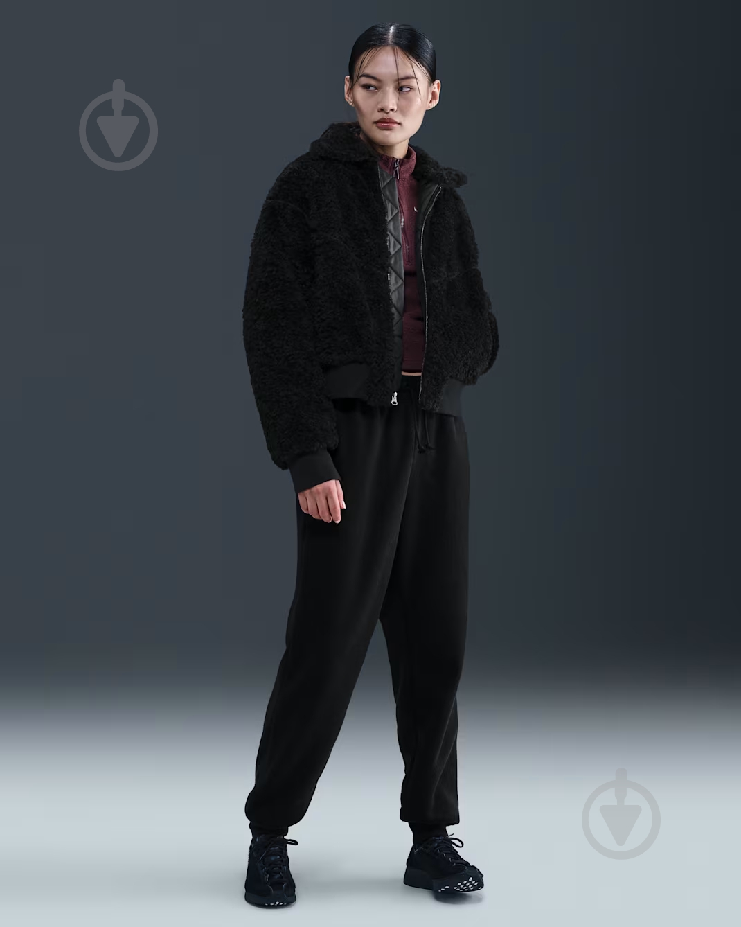 Куртка Nike W NSW ESSNTL FUR BMR JKT HV2807-010 р.L - фото 2