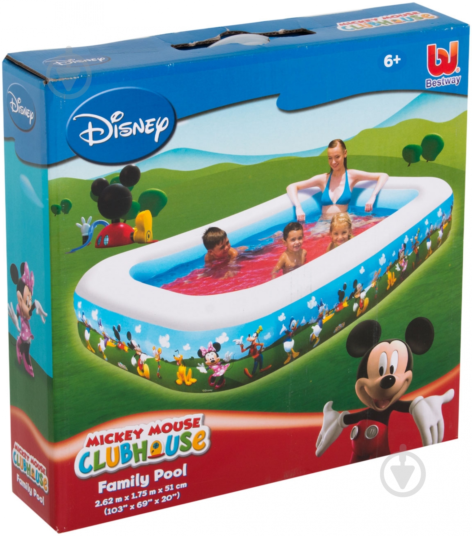 Бассейн надувной Bestway 91008B - фото 2