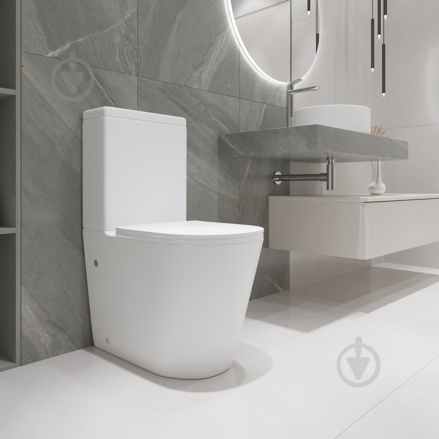 Унитаз-компакт Helmken 35276001 с сиденьем Soft Сlose/EasyOff полипропилен - фото 7 Унитаз-компакт Helmken 35276001 с сиденьем Soft Сlose/EasyOff полипропилен - фото 7