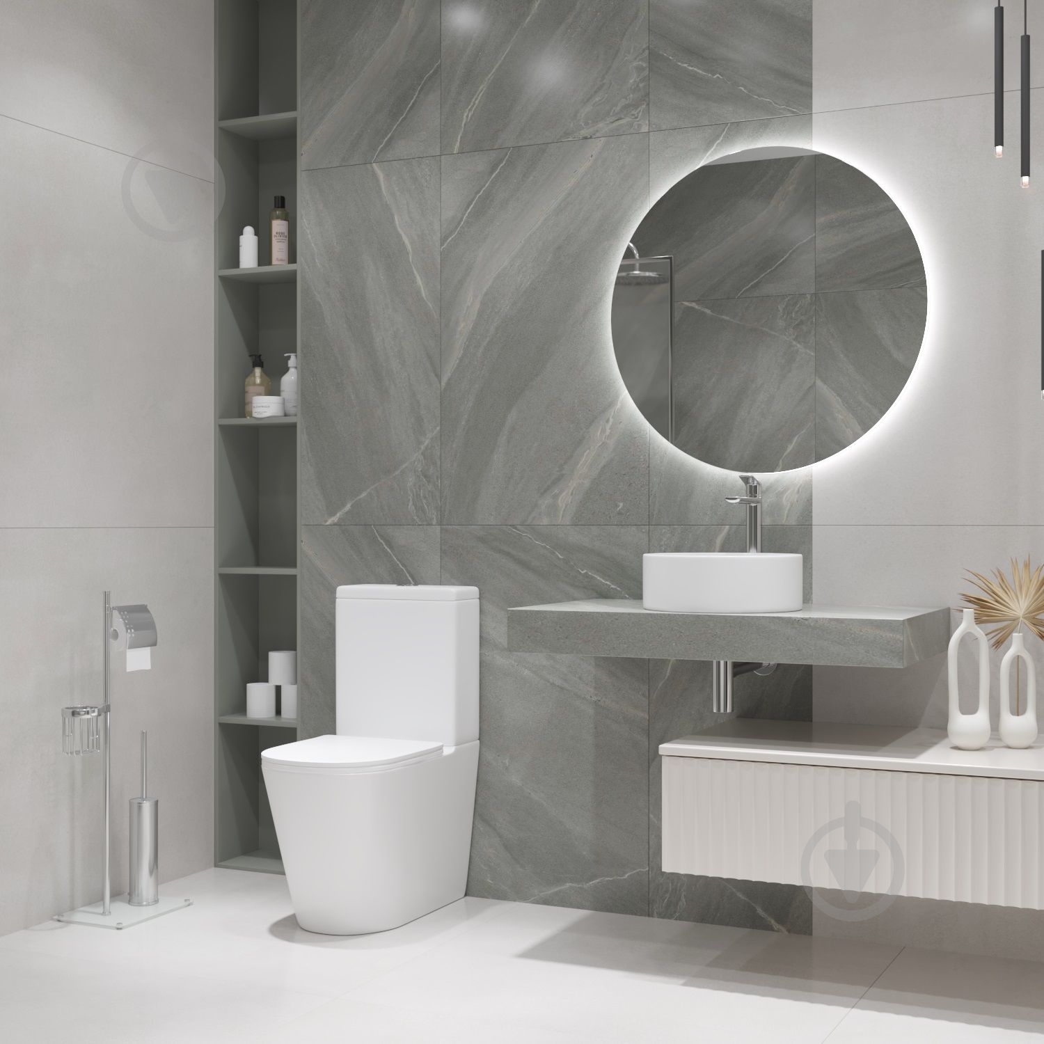 Унитаз-компакт Helmken 35276002 с сиденьем Soft Сlose/EasyOff дюропласт - фото 3 Унитаз-компакт Helmken 35276002 с сиденьем Soft Сlose/EasyOff дюропласт - фото 3