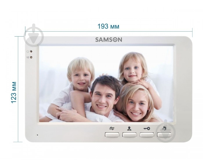 Видеодомофон Samson белый SW-315 AHD 7 - фото 4 Видеодомофон Samson белый SW-315 AHD 7 - фото 4