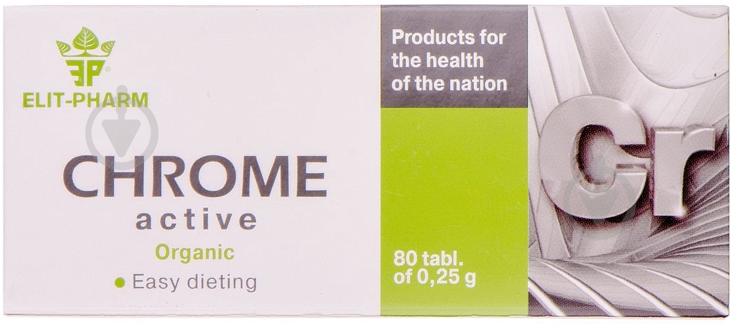Хром активний №80 таблетки - фото 1 Хром активний №80 таблетки - фото 1