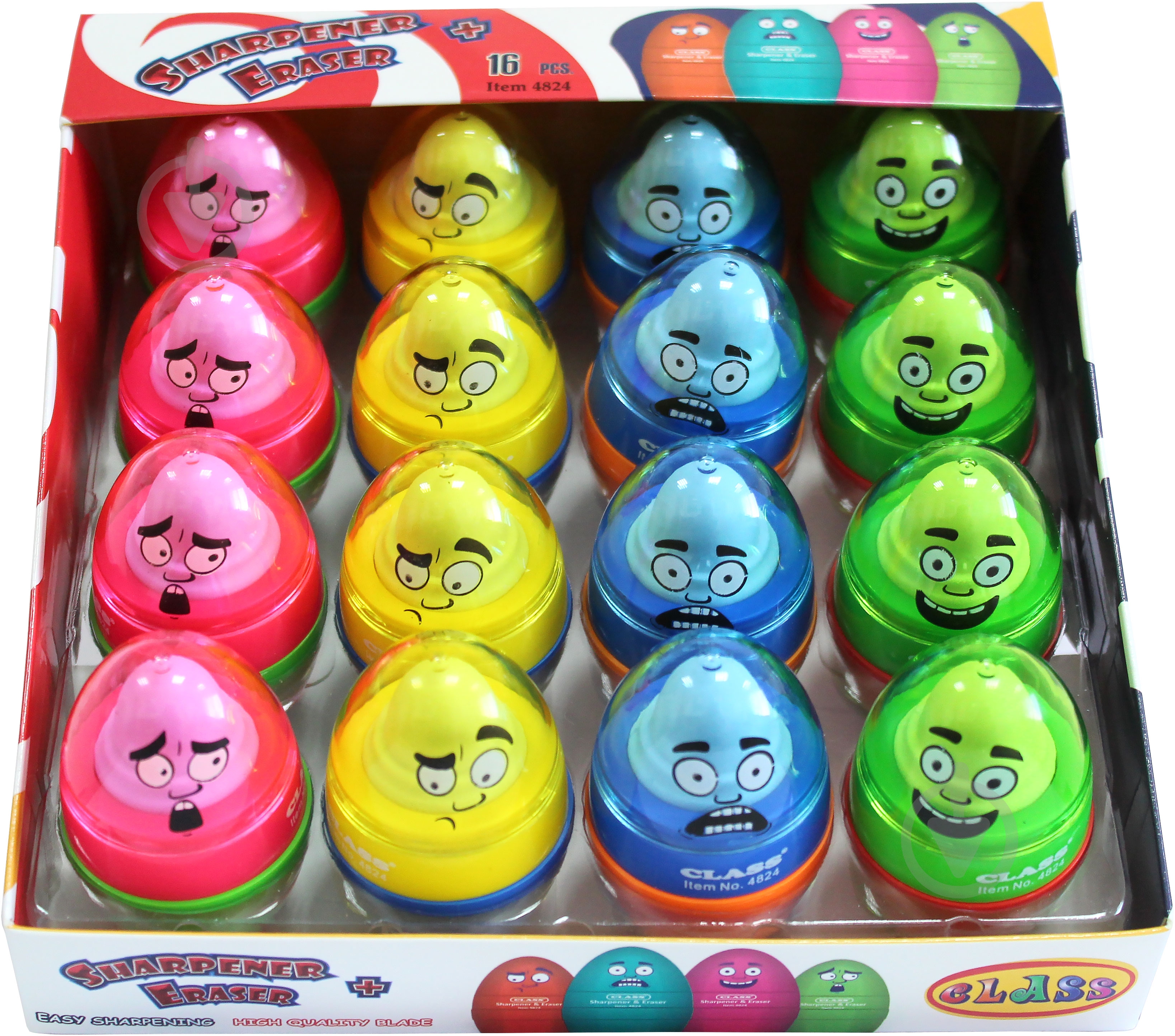 Точилка 4824 с ластиком CLASS - фото 2