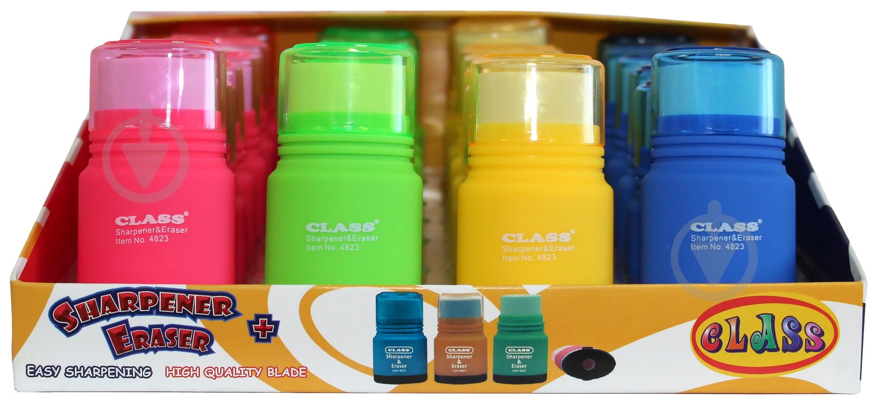 Точилка 4823 с ластиком CLASS - фото 6