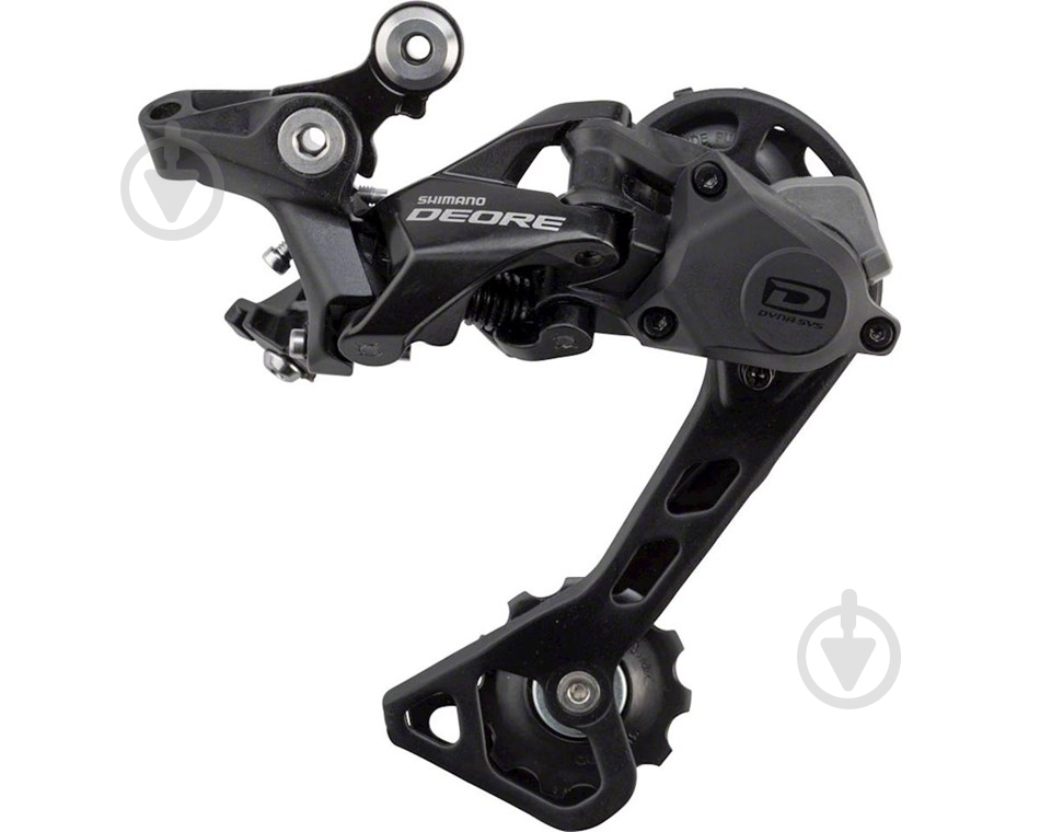 Переключатель задний Shimano Deore RD-M6000 GS Shadow Plus 10ск, черный - фото 1