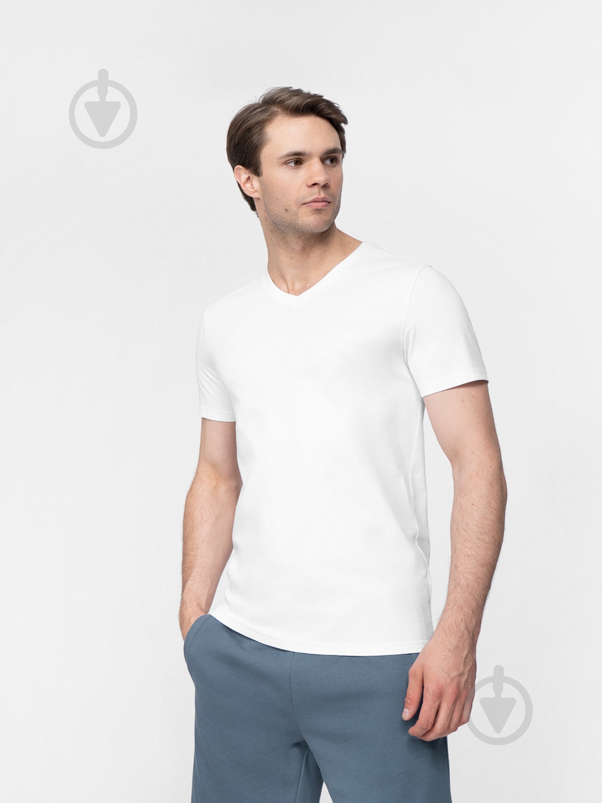 Футболка 4F 4FSS22TTSHM254-10S р.L білий - фото 1