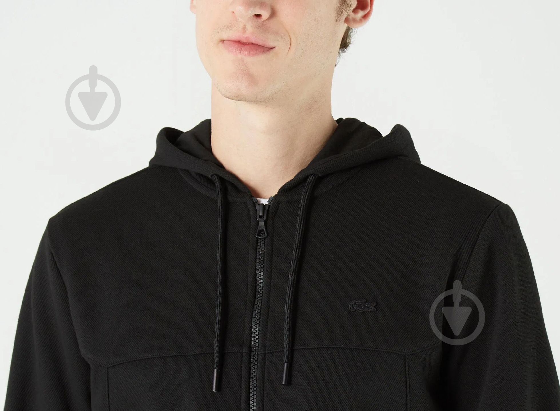 Толстовка Lacoste SH010808S р.M чорний - фото 3 Толстовка Lacoste SH010808S р.M чорний - фото 3