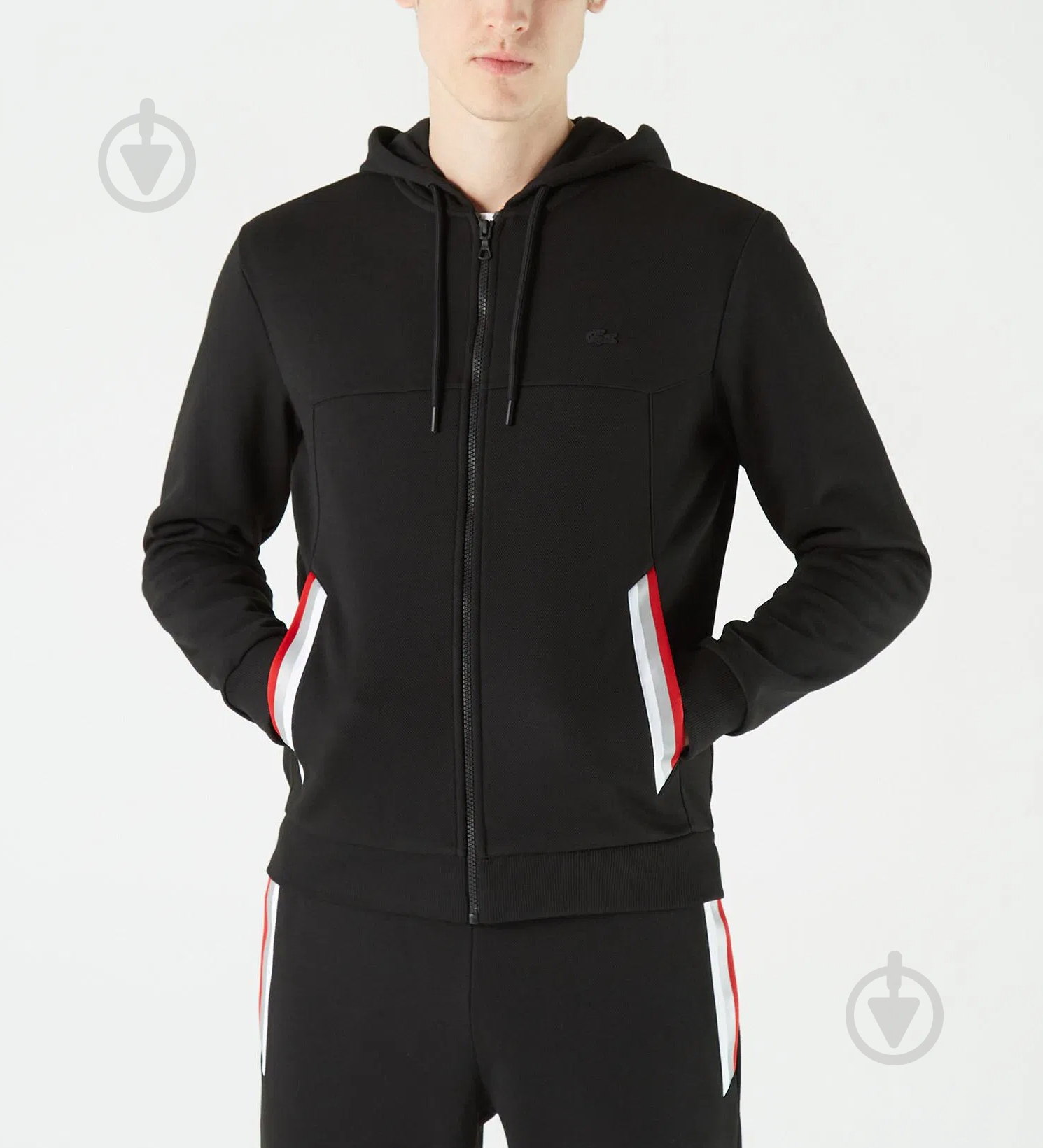 Толстовка Lacoste SH010808S р.M чорний - фото 1 Толстовка Lacoste SH010808S р.M чорний - фото 1