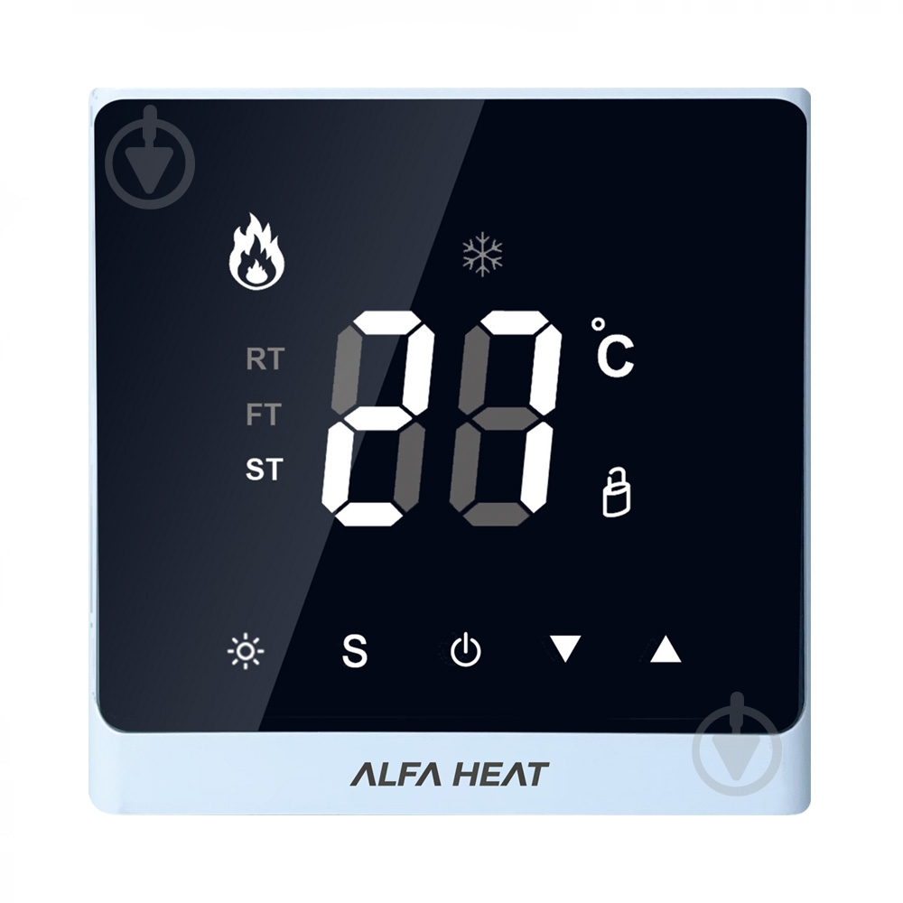 Терморегулятор Alfa Heat SMART WI-Fi Белый - фото 1 Терморегулятор Alfa Heat SMART WI-Fi Белый - фото 1