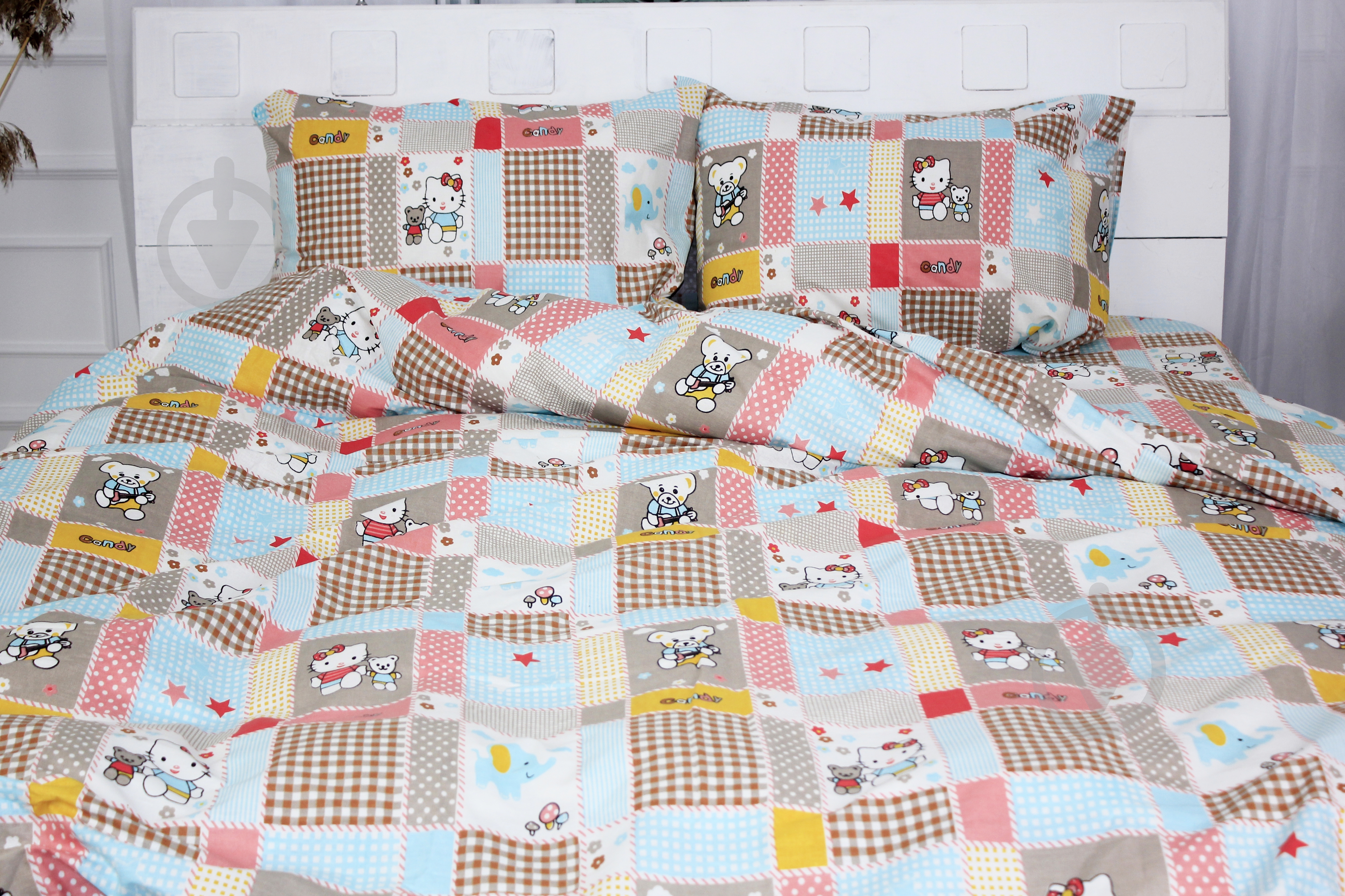 Комплект постельного белья MirSon 17-0501 Hello kitty мультиколор - фото 1