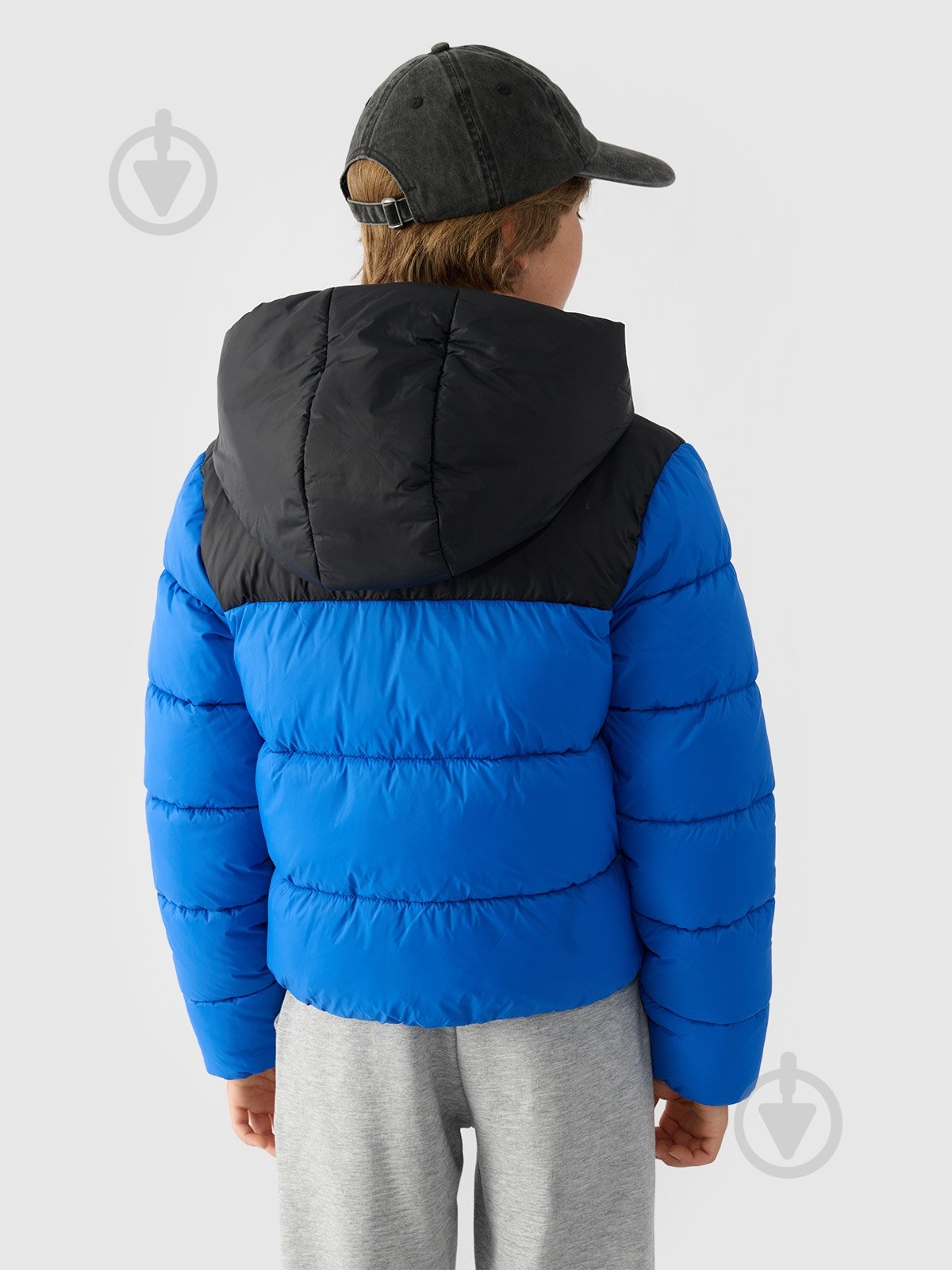 Пуховик для хлопчиків зимовий 4F DOWN JACKET M462 4FJWAW24TDJAM462-36S синій - фото 6 Пуховик для хлопчиків зимовий 4F DOWN JACKET M462 4FJWAW24TDJAM462-36S синій - фото 6