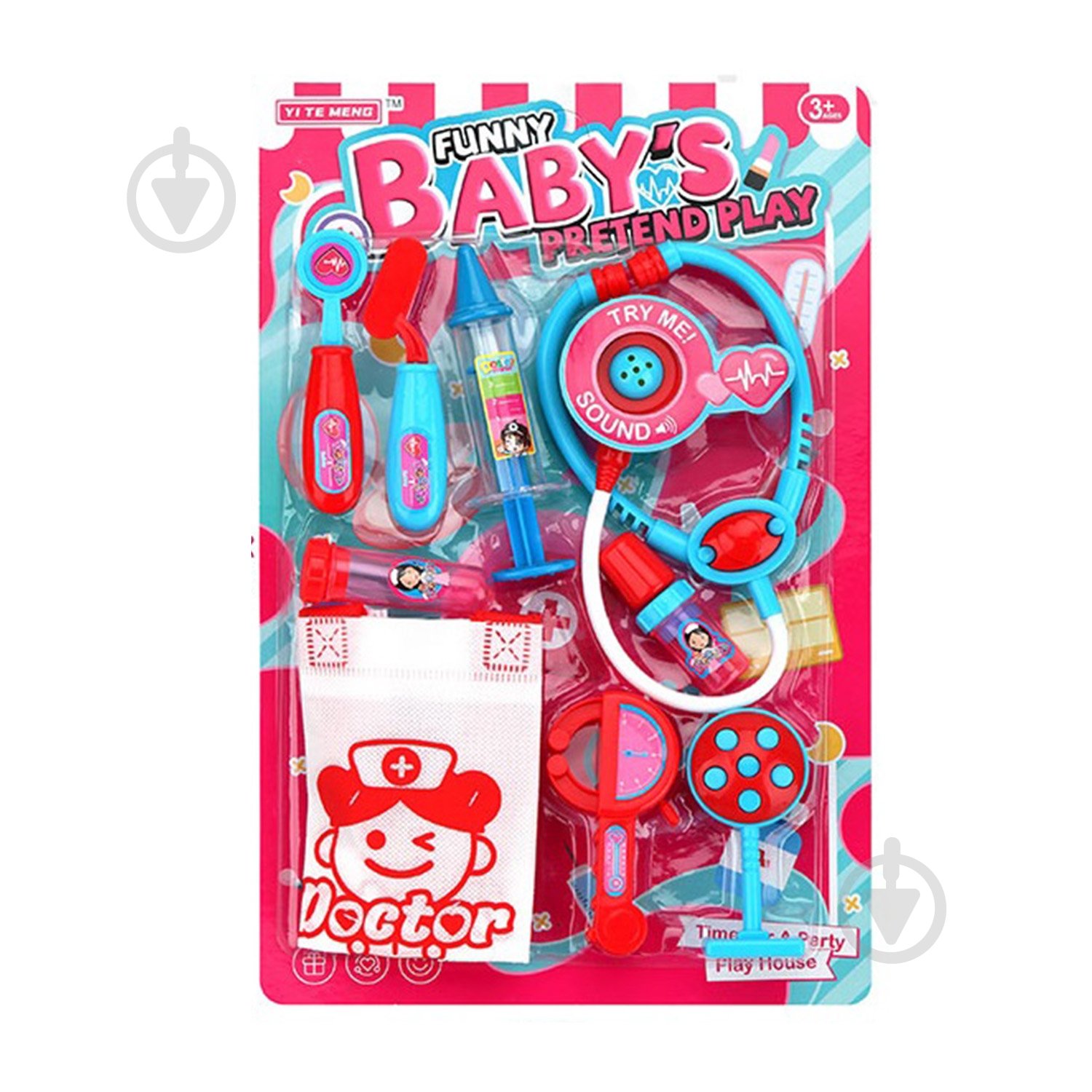 Набор доктора Shantou микс 2 вида на планшетке 23х36 см 58846/50 - фото 2