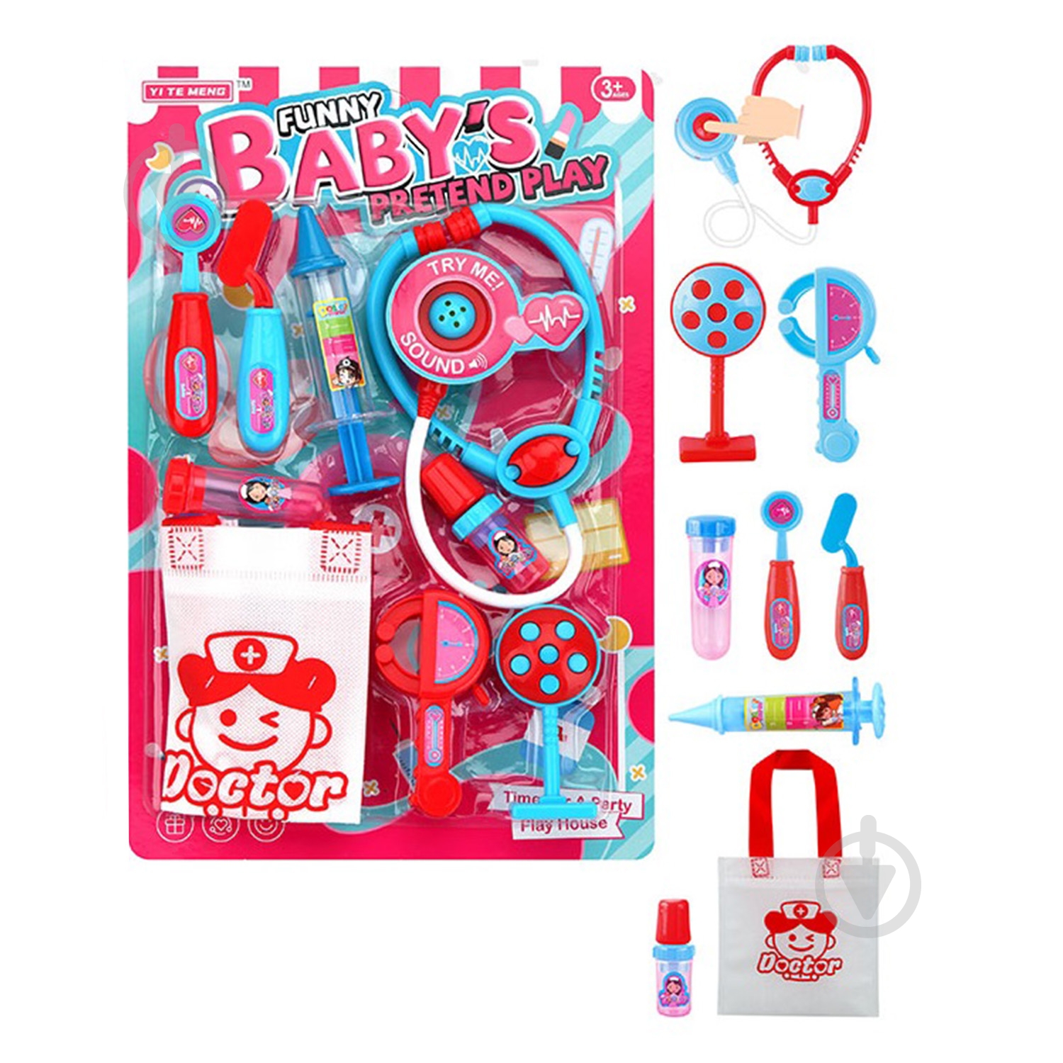 Набор доктора Shantou микс 2 вида на планшетке 23х36 см 58846/50 - фото 5