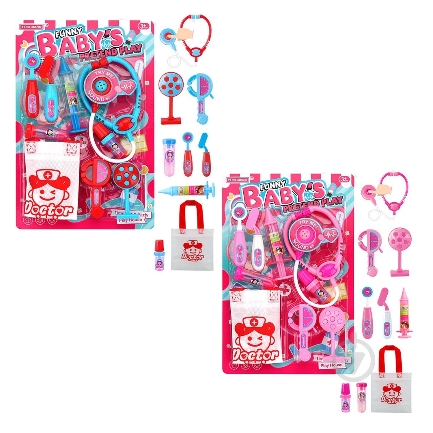 Набор доктора Shantou микс 2 вида на планшетке 23х36 см 58846/50 - фото 1