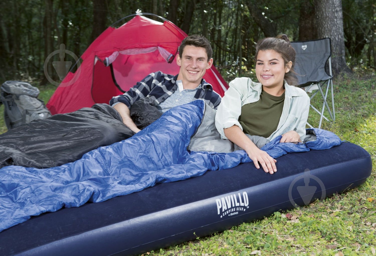 Матрас Bestway 67002N 191х137 см синий - фото 6 Матрас Bestway 67002N 191х137 см синий - фото 6