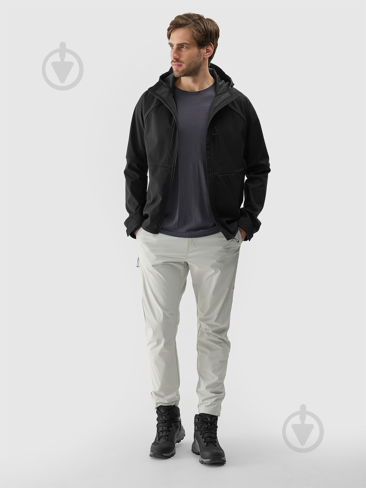 Куртка мужская 4F SOFTSHELL JACKET M313 4FWSS25TSOFM313-20S р.3XL - фото 5