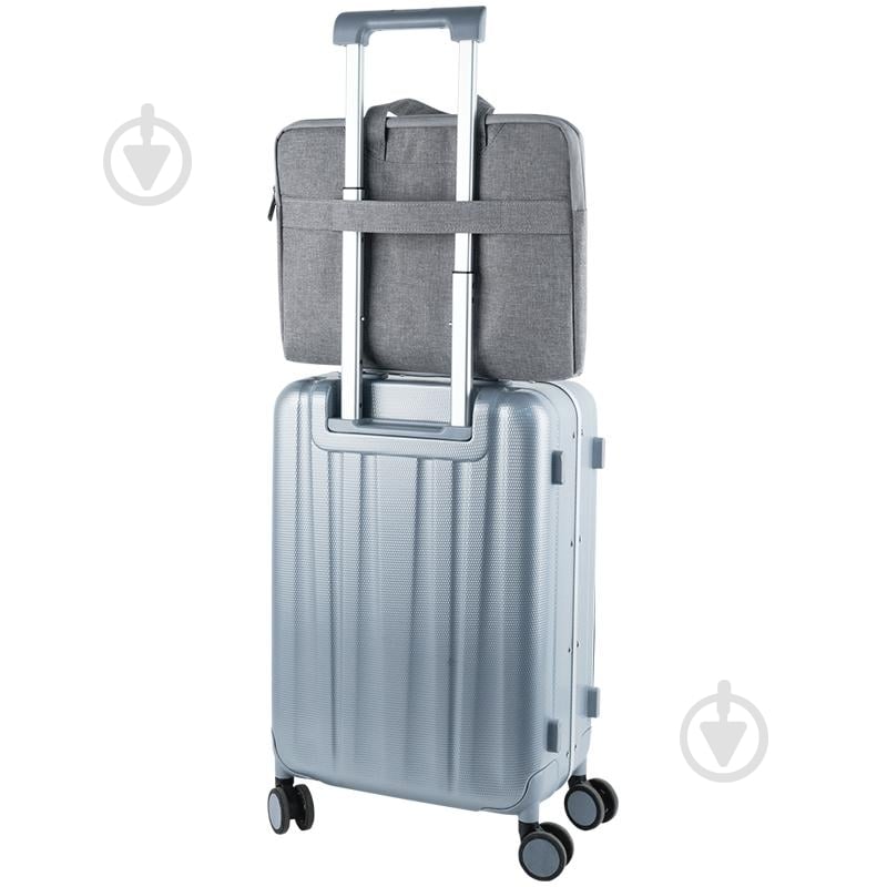 Сумка для документов текстильная А4 светло-серая Axent 1632-01-A - фото 5 Сумка для документов текстильная А4 светло-серая Axent 1632-01-A - фото 5