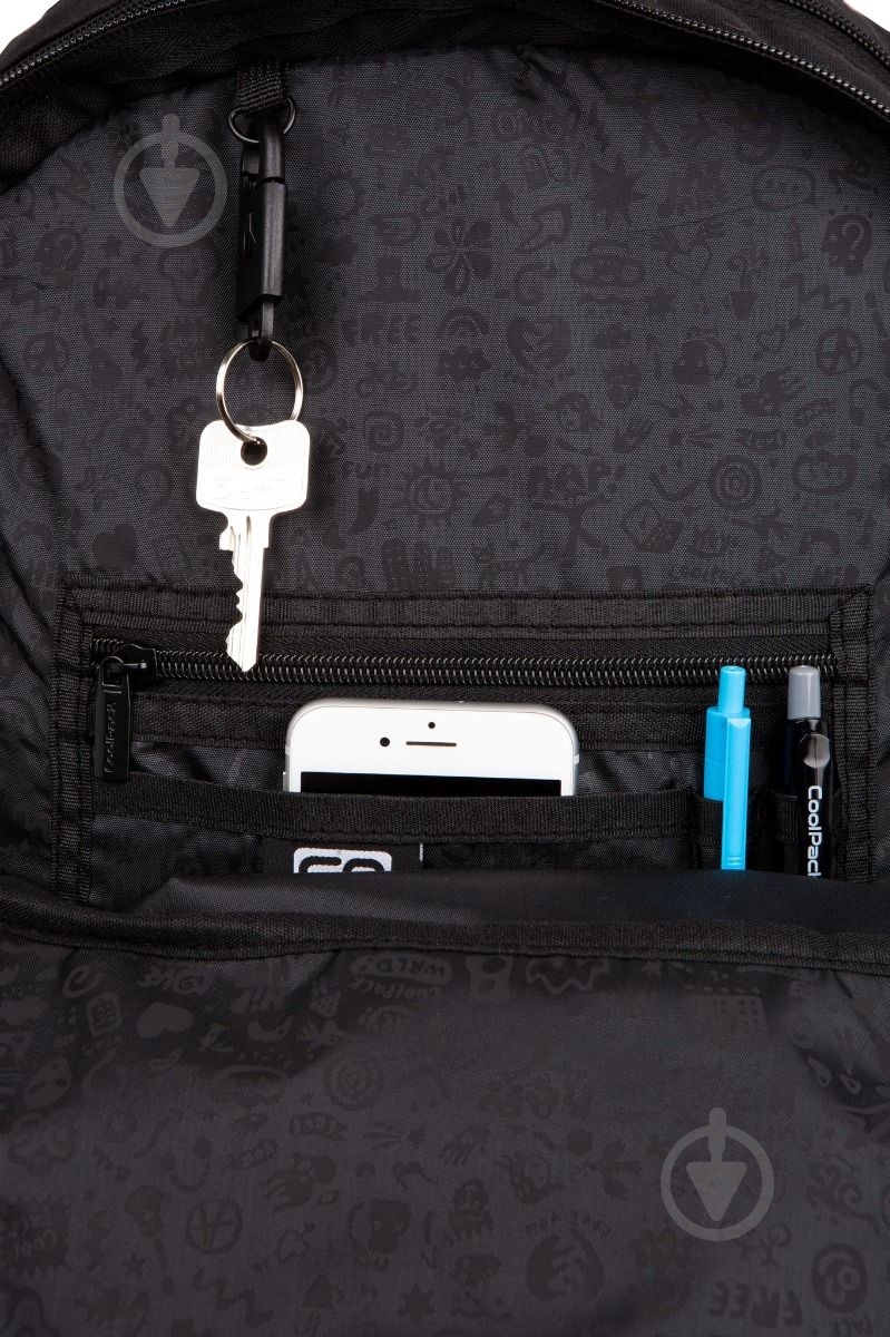 Рюкзак CoolPack SONIC RPET BLACK F087641 - фото 4