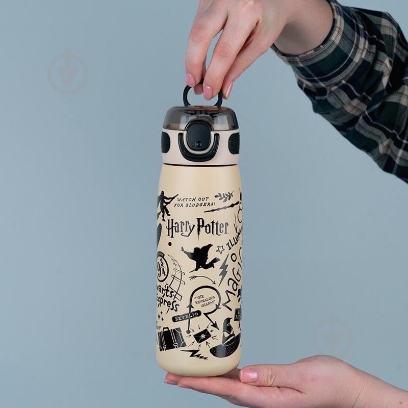 Термос KITE с трубочкой 600 мл Harry Potter HP25-1262 - фото 4