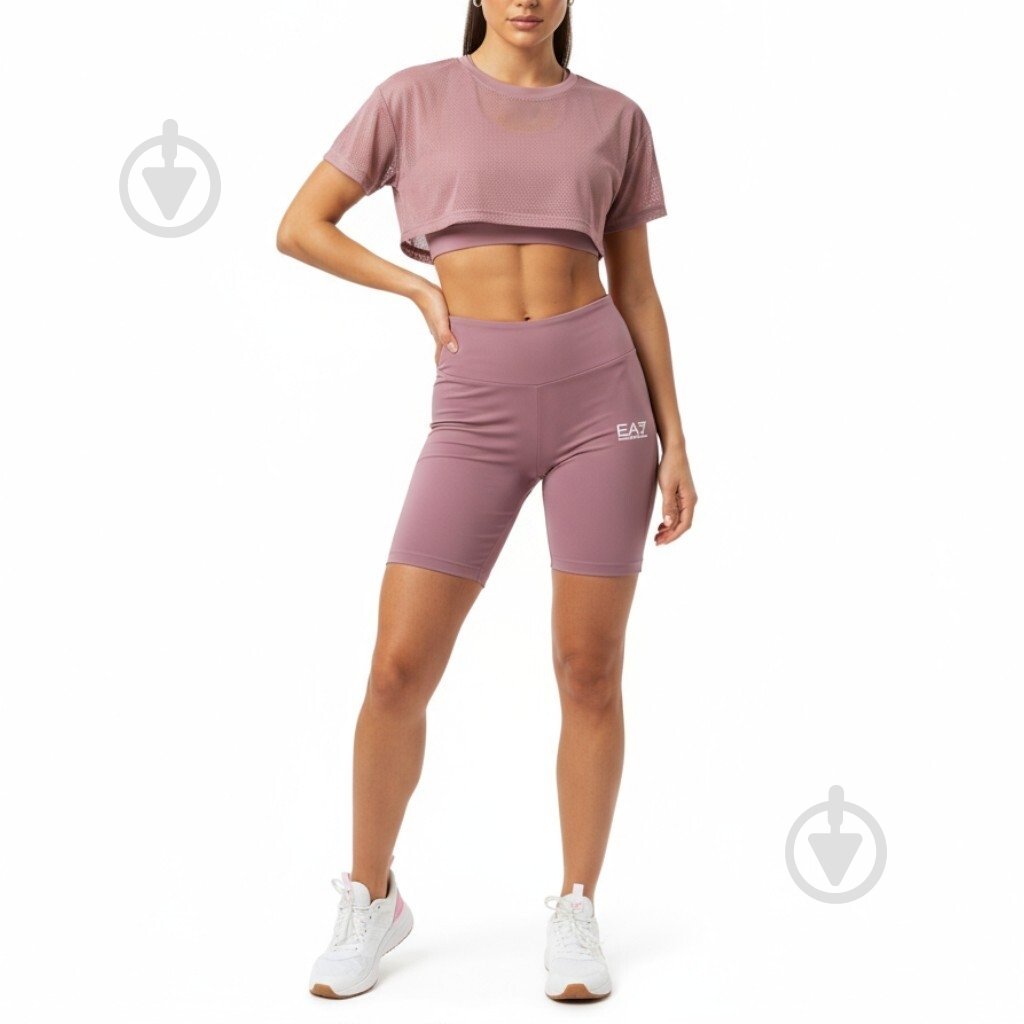 Шорты EA7 VIGOR7 W ESSENTIAL CYCLING 7W000511-AF12625-UA272 р.S розовый - фото 2