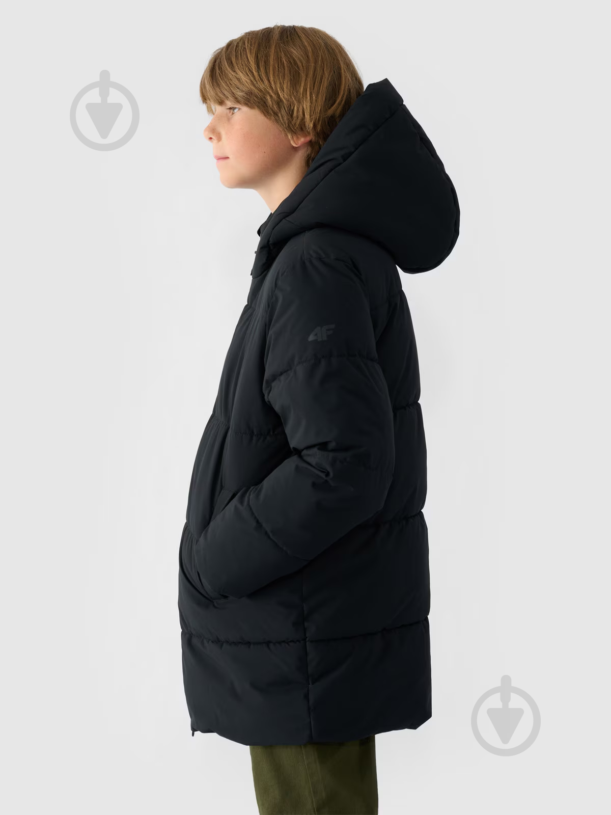 Пуховик для мальчиков зимний 4F DOWN JACKET M464 4FJWAW24TDJAM464-20S р.146 черный - фото 3 Пуховик для мальчиков зимний 4F DOWN JACKET M464 4FJWAW24TDJAM464-20S р.146 черный - фото 3