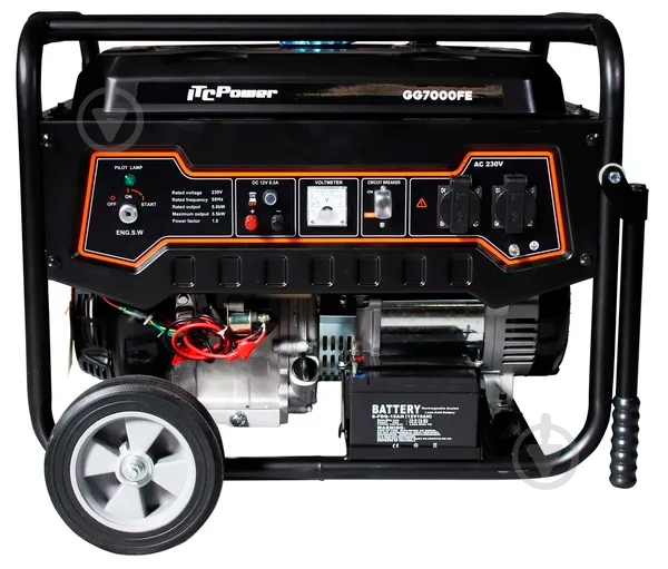Генератор бензиновый ITC Power GG7000FE 5 кВт / 5,5 кВт 230 В 6807082 - фото 2 Генератор бензиновый ITC Power GG7000FE 5 кВт / 5,5 кВт 230 В 6807082 - фото 2