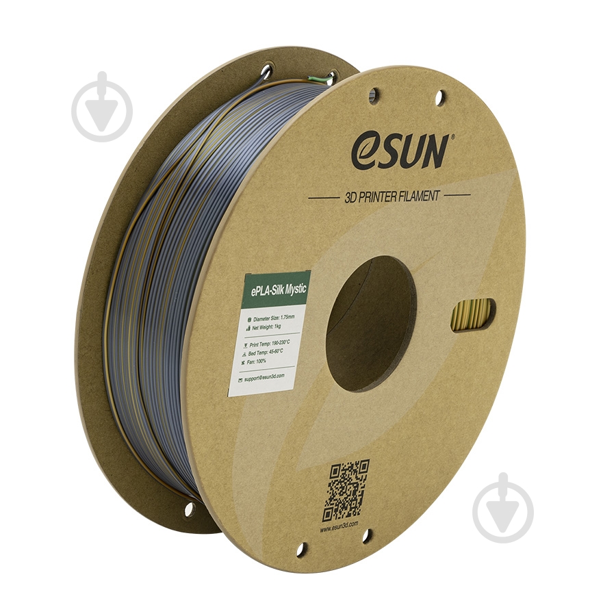 Пластик для 3D-принтера Esun PLA-Silk Mystic 1,75 мм мульти - фото 1 Пластик для 3D-принтера Esun PLA-Silk Mystic 1,75 мм мульти - фото 1