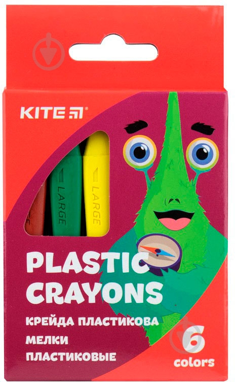 Мел пластиковая, 6 цв. Jolliers - фото 1 Мел пластиковая, 6 цв. Jolliers - фото 1