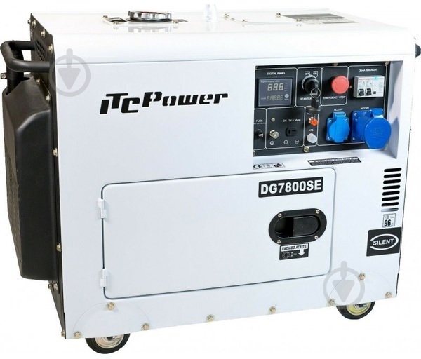Генератор дизельный ITC Power DG7800SE 6 кВт / 6,3 кВт 230 В 6806429 - фото 2