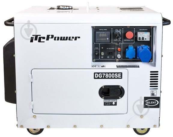 Генератор дизельный ITC Power DG7800SE 6 кВт / 6,3 кВт 230 В 6806429 - фото 1