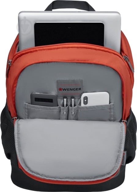 Рюкзак для ноутбука Wenger Quadma Rust 16" orange (610200) - фото 5 Рюкзак для ноутбука Wenger Quadma Rust 16" orange (610200) - фото 5