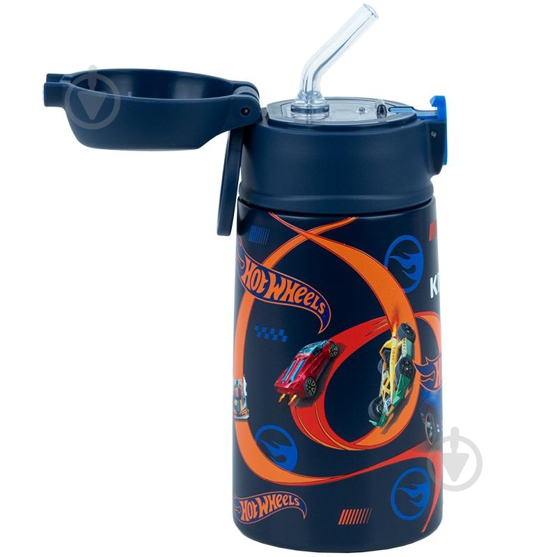 Термос KITE з трубочкою 400 мл Hot Wheels HW25-1261 - фото 3 Термос KITE з трубочкою 400 мл Hot Wheels HW25-1261 - фото 3