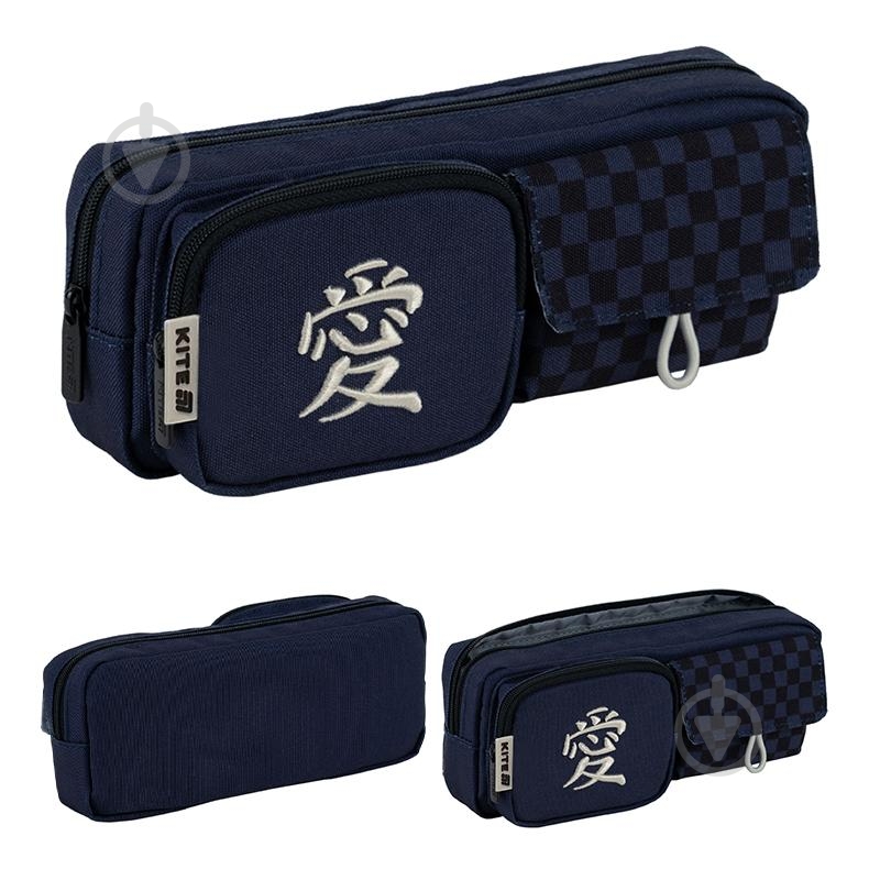 Пенал 2701-3 KITE синий с рисунком - фото 3