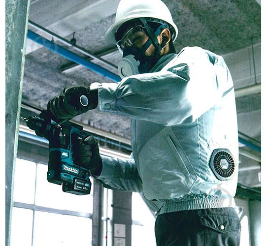 Куртка акумуляторна з вентиляцією Makita LXT CXT р. XXL DFJ210Z2XL білий - фото 2 Куртка акумуляторна з вентиляцією Makita LXT CXT р. XXL DFJ210Z2XL білий - фото 2