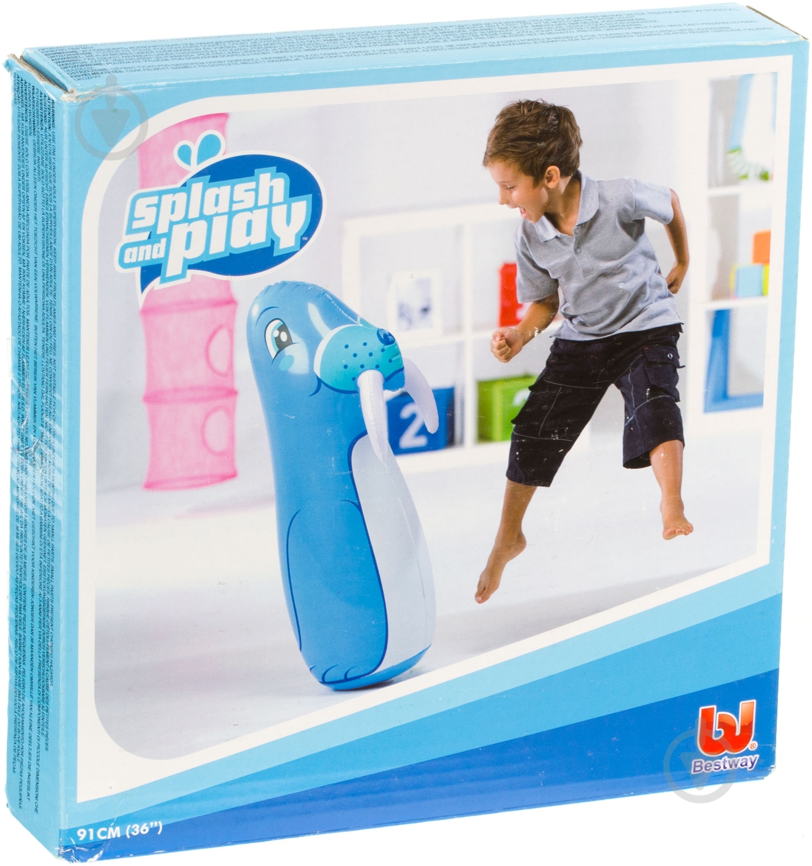 Игрушка Bestway Неваляшка 91 см 52152B - фото 2 Игрушка Bestway Неваляшка 91 см 52152B - фото 2