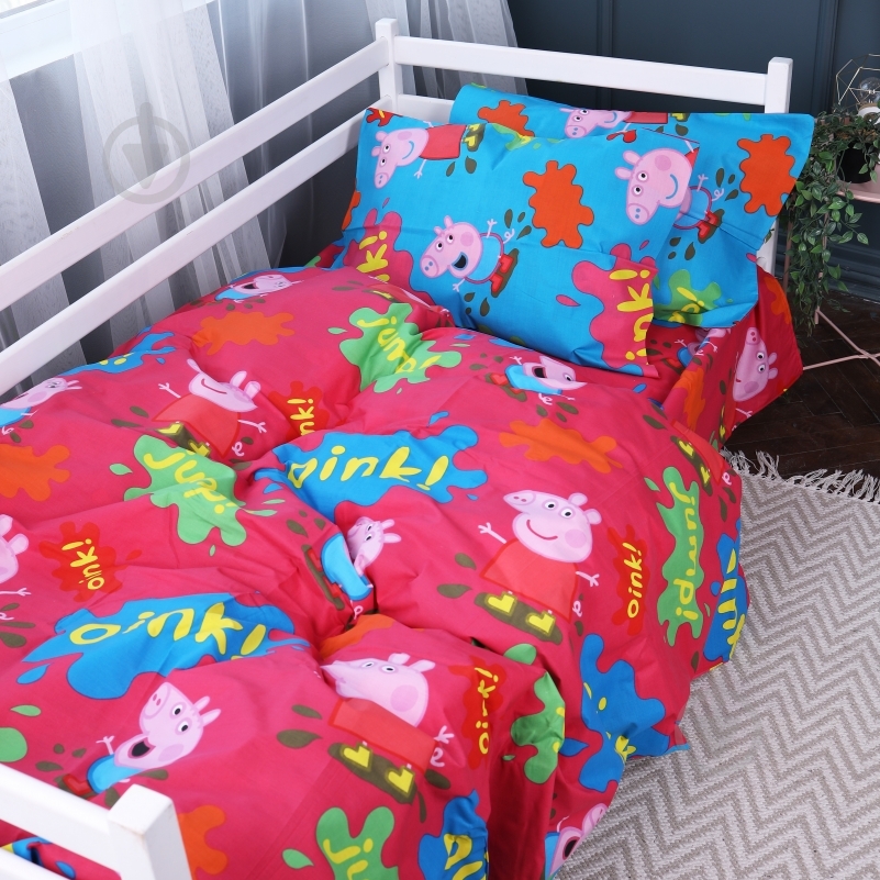 Комплект постільної білизни MirSon Ranforce Elite 17-0507 Peppa мульті - фото 3