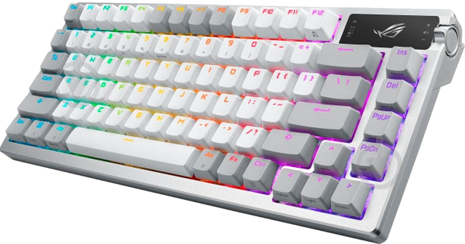 ノビエース ᐉ Клавиатура игровая Asus ROG Azoth (90MP031A-BKUA11) NX Snow EN