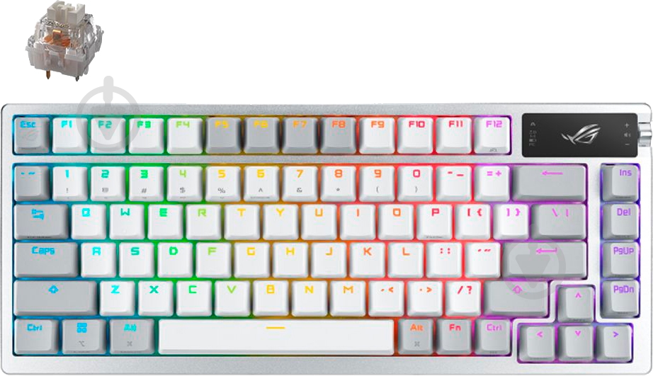 ᐉ Клавиатура игровая Asus ROG Azoth (90MP031A-BKUA11) NX Snow EN