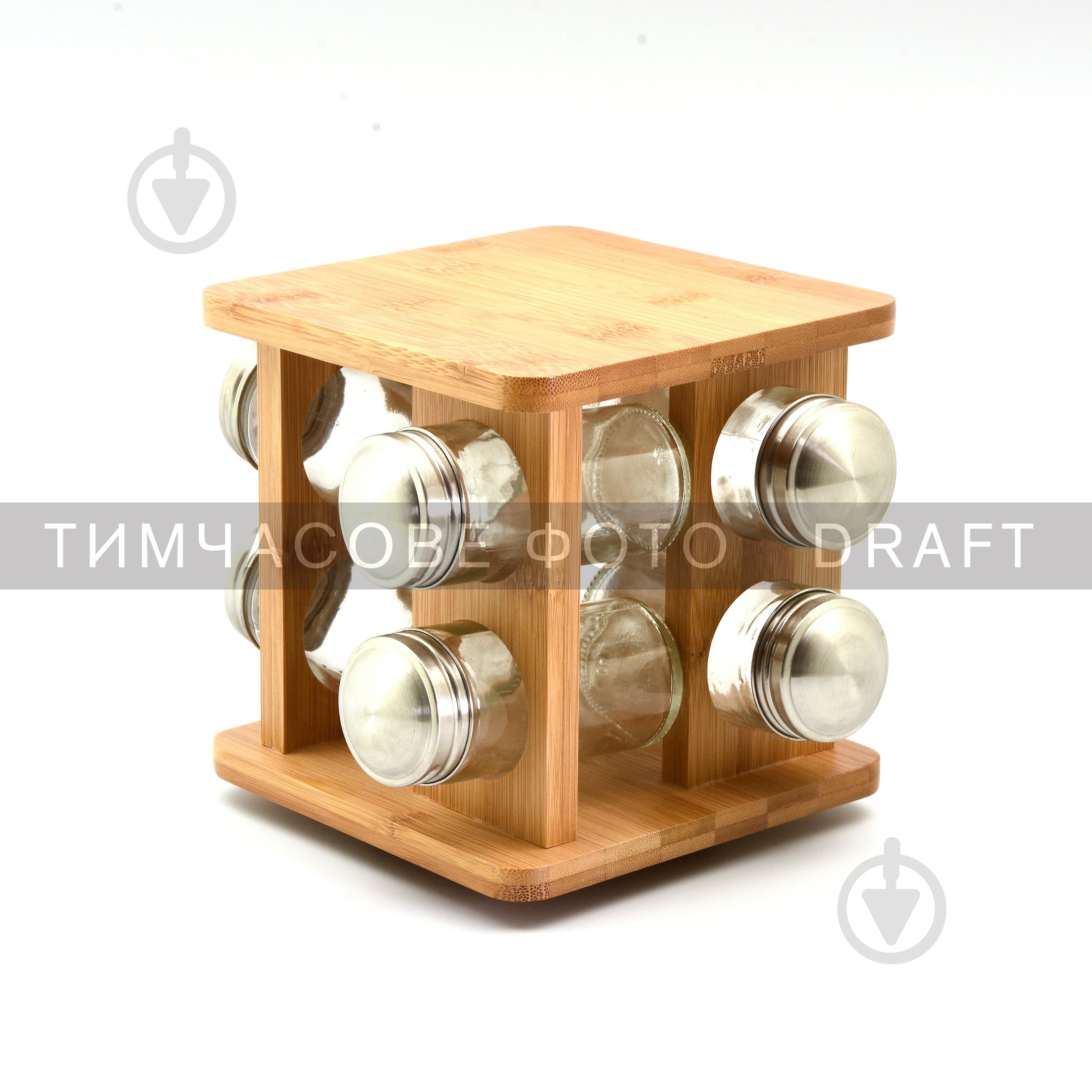 Набор емкостей Ardesto Midori для специй на подставке (AR1408B) - фото 1