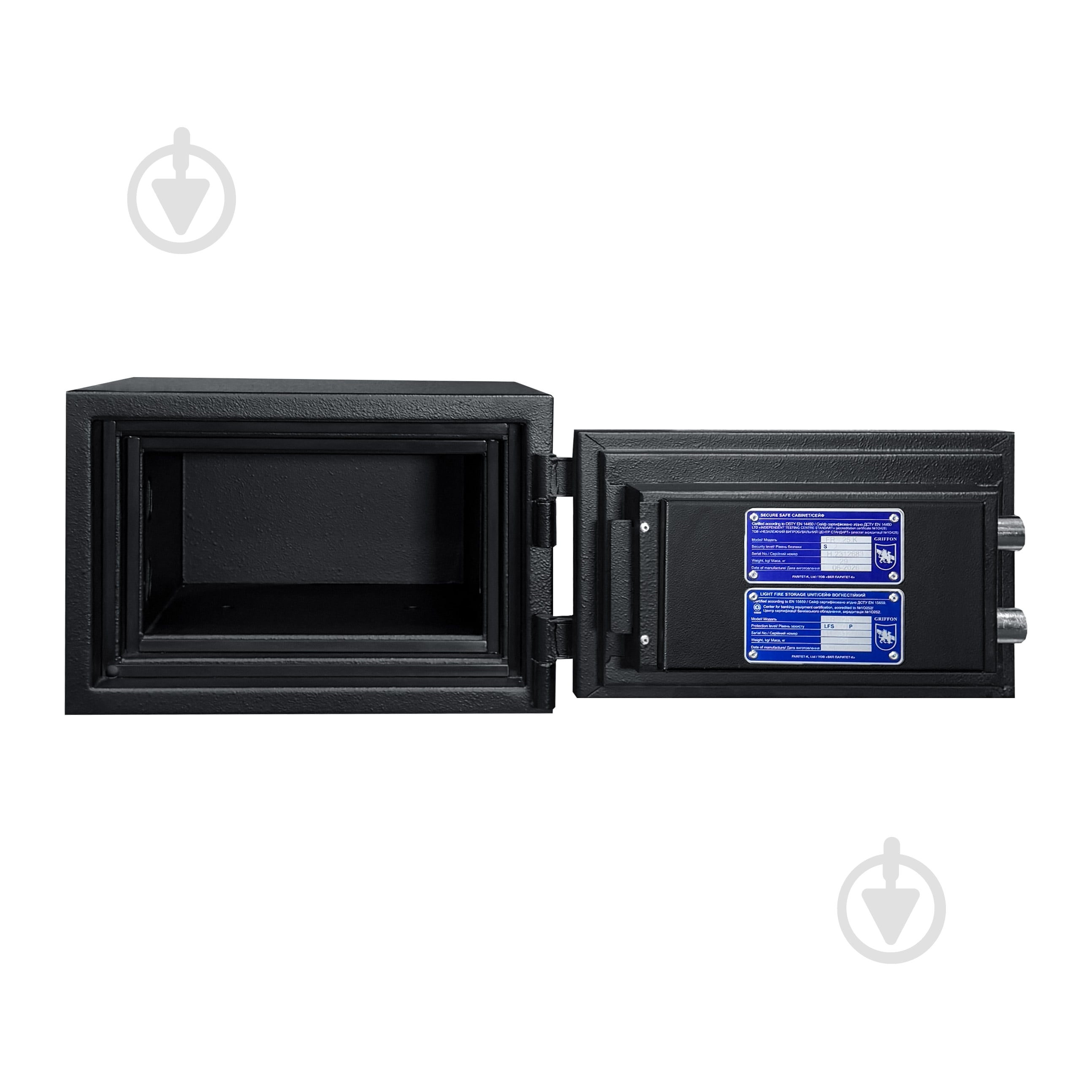 Сейф огнестойкий Griffon FRS.25.K Black - фото 9