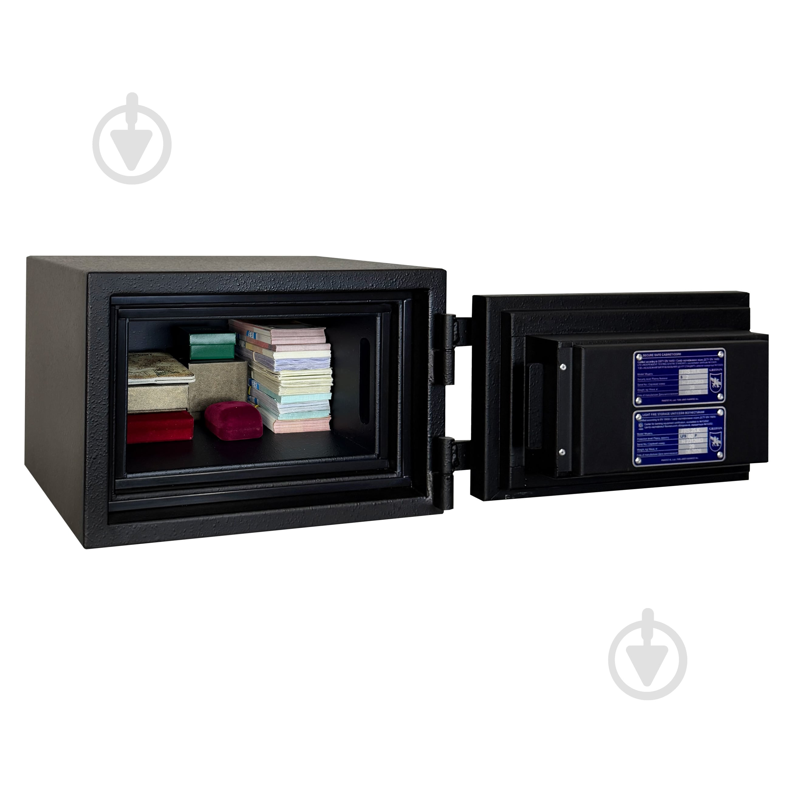 Сейф огнестойкий Griffon FRS.25.K Black - фото 2