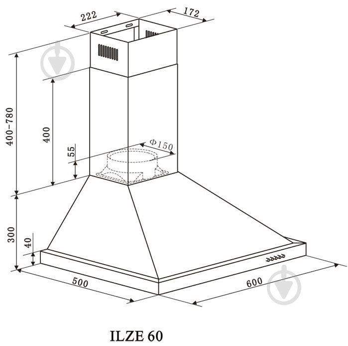 Вытяжка Gunter&Hauer ILZE 60 - фото 5 Вытяжка Gunter&Hauer ILZE 60 - фото 5