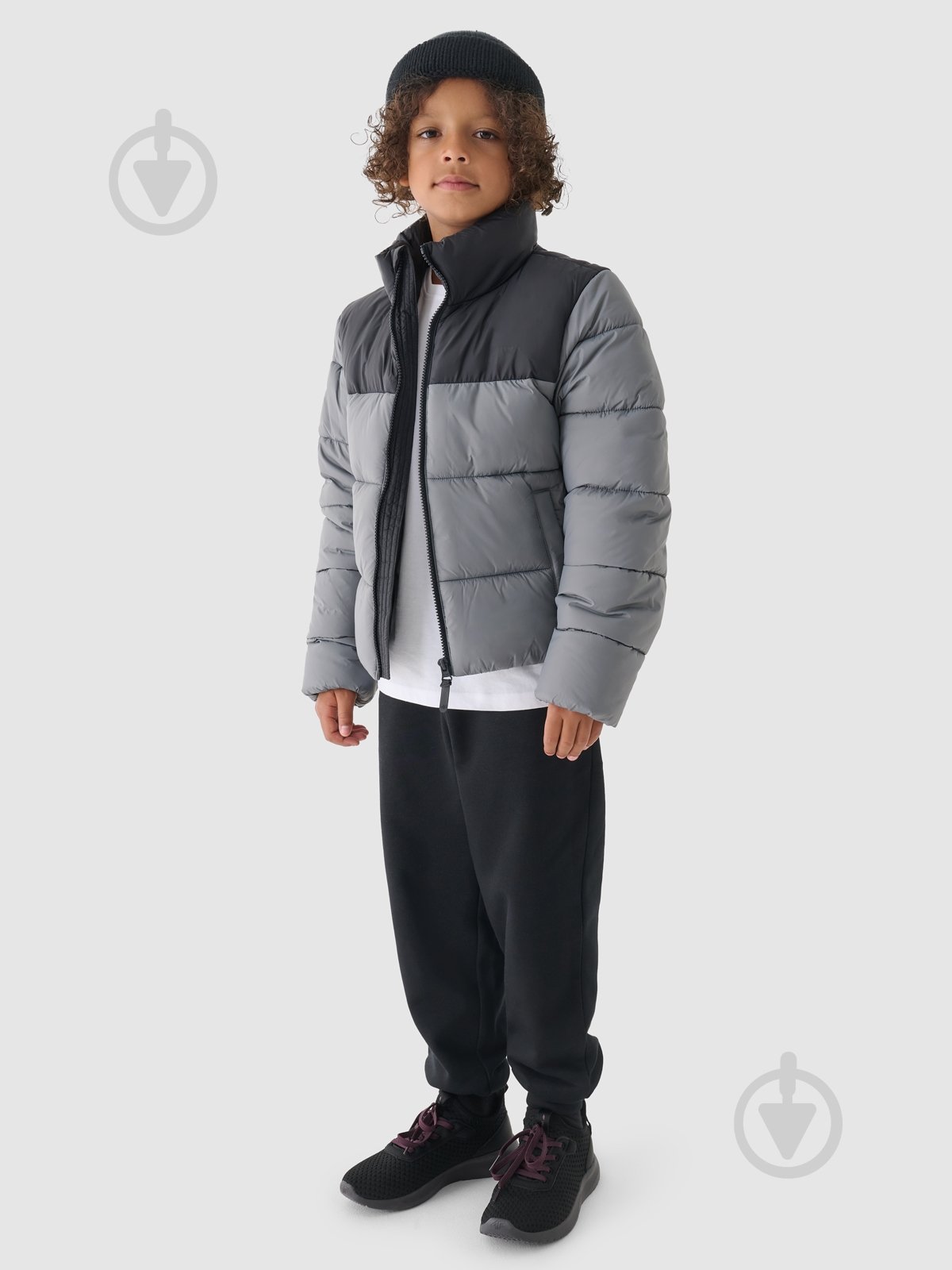 Пуховик для мальчиков зимний 4F DOWN JACKET M461 4FJWAW24TDJAM461-25S р.146 серый - фото 5 Пуховик для мальчиков зимний 4F DOWN JACKET M461 4FJWAW24TDJAM461-25S р.146 серый - фото 5