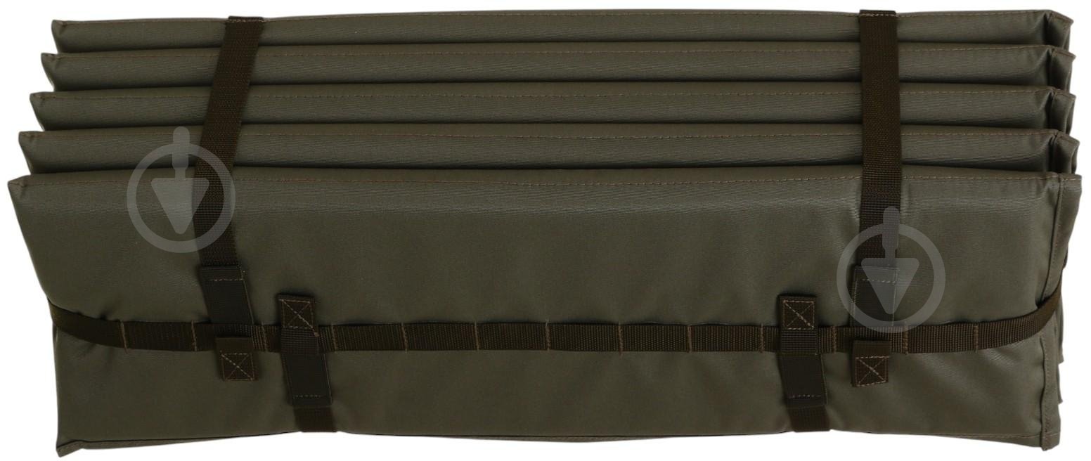 Каремат ARMY раскладной в чехле (2 000*550*20 мм) 200x55 см темно-зеленый - фото 1 Каремат ARMY раскладной в чехле (2 000*550*20 мм) 200x55 см темно-зеленый - фото 1