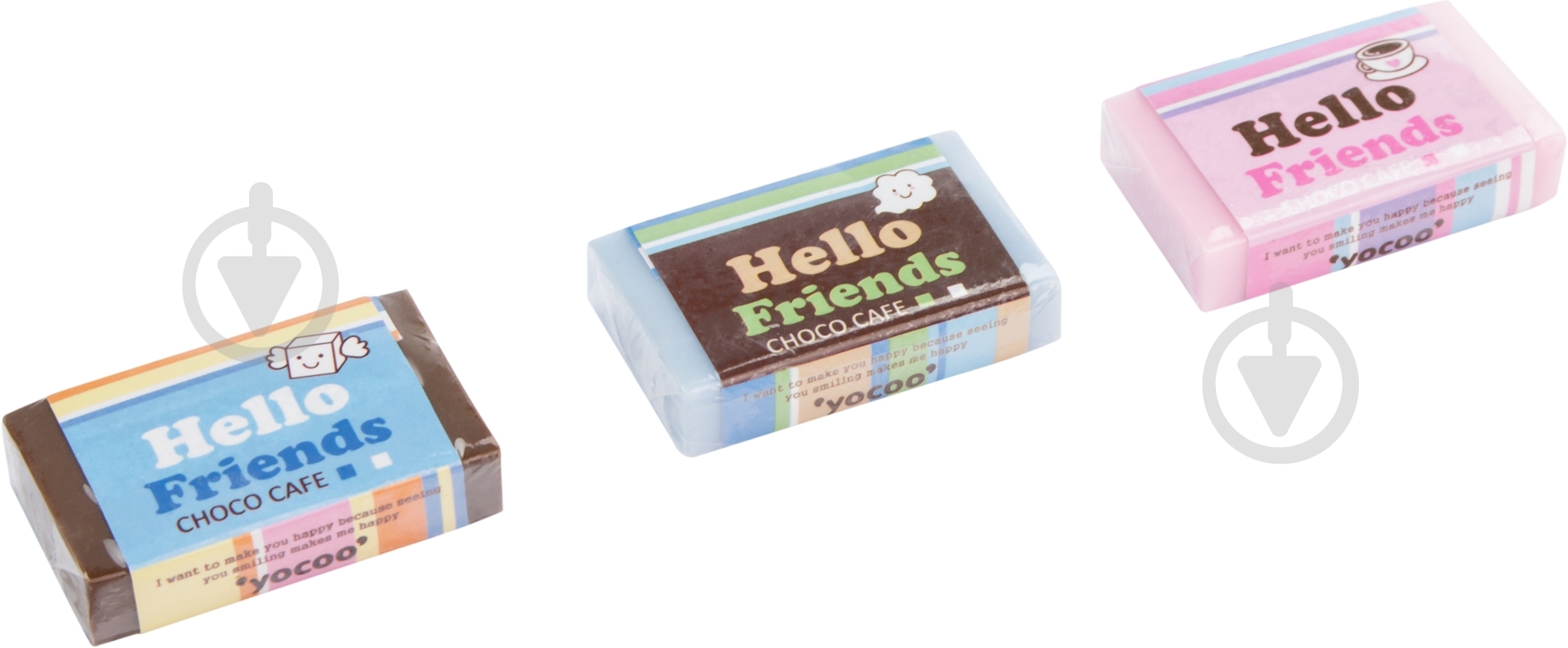 Ластик 95303 YOCOO 3 шт. Deli - фото 2