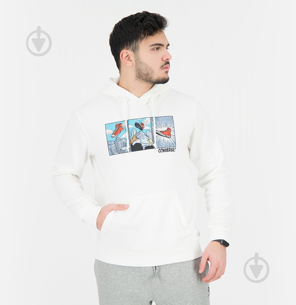 Джемпер Converse 10023948-102 р. L белый - фото 1