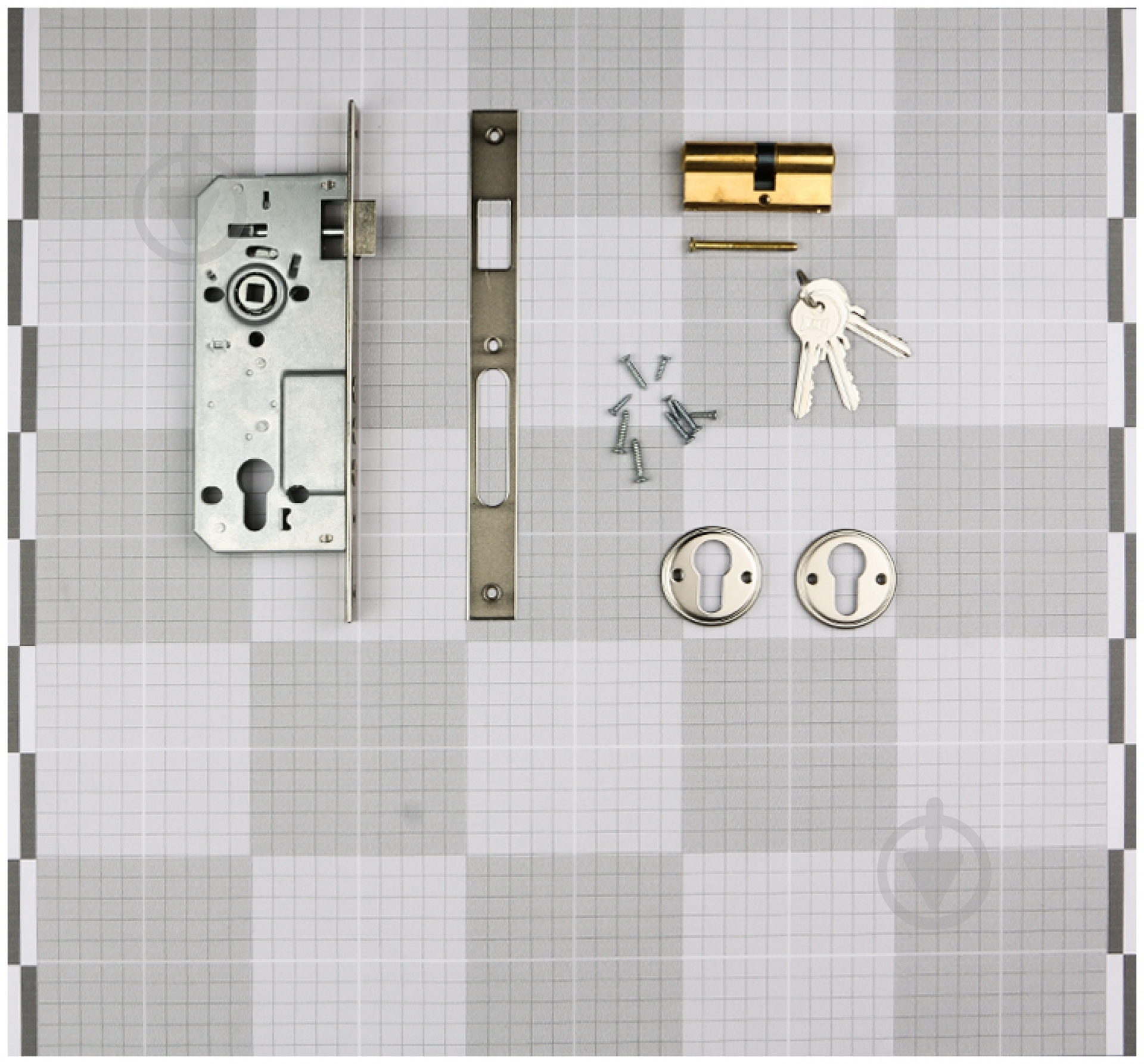Дверной замок входной Kale 152-3MR с цилиндром латунь - фото 3 Дверной замок входной Kale 152-3MR с цилиндром латунь - фото 3